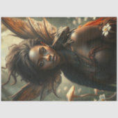 神秘的なゴシック様式のドラゴンの妖精 薄葉紙 (正面)