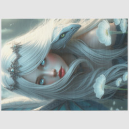 神秘的なゴシック様式のドラゴンの妖精 薄葉紙