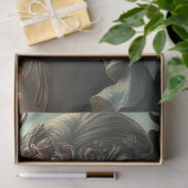 神秘的なゴシック様式のドラゴンの妖精 薄葉紙 (ギフト)