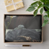 神秘的なゴシック様式のドラゴンの妖精 薄葉紙 (ギフト)