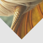 神秘的なゴシック様式のドラゴンの妖精 薄葉紙 (詳細)