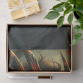 神秘的なゴシック様式のドラゴンの妖精 薄葉紙 (ギフト)