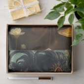 神秘的なゴシック様式のドラゴンの妖精 薄葉紙 (ギフト)