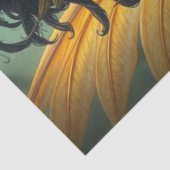 神秘的なゴシック様式のドラゴンの妖精 薄葉紙 (詳細)