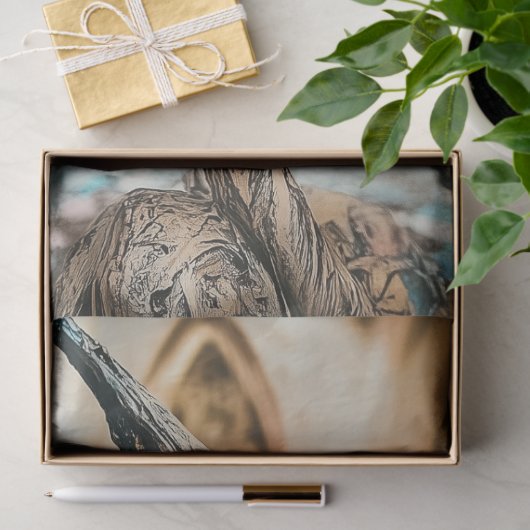 神秘的なゴシック様式パリガルゴイレデクページ 薄葉紙 (ギフト)