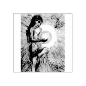 神秘的なゴムスタンプ2x2 ラバースタンプ (インプリント)