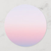 神秘的なサンセットピンクサンムーンスターズ宇宙結婚ズ メニュー (裏面)