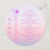 神秘的なサンセットピンクサンムーンスターズ宇宙結婚ズ メニュー (正面)