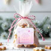 神秘的なサンセットピンクサンムーンスター結婚ズ スクエアシール