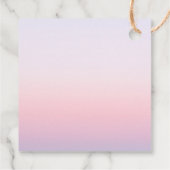 神秘的なサンセットピンクサンムーンスター結婚ズ フェイバータグ (裏面)