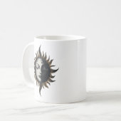 神秘的なサンマグ コーヒーマグカップ (正面左)