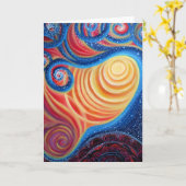 神秘的なシェナニガンス、スパイラルツリーカード カード (黄色い花)