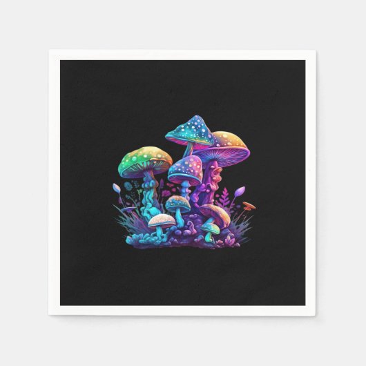 神秘的なショールーム – WhimsigothとWitchcore Wonder スタンダードカクテルナプキン (正面)