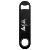 神秘的なシルバーウィングドラゴン スピード栓抜き (正面)