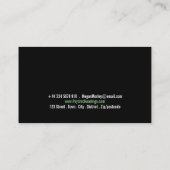 神秘的なシンボル、サイキック – 中 – 透視 名刺 (裏面)