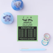 神秘的なシンボル、読サイキックの価格表 チラシ (シングル)