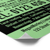 神秘的なシンボル、読サイキッ広告クの ポスター (角)