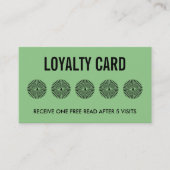 神秘的なシンボル、超能力読のロイヤリティ 名刺 (正面)