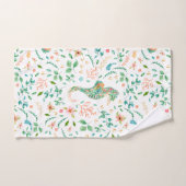 神秘的なシーホースパターン バスタオルセット (ハンドタオル)