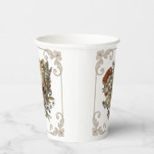 神秘的なスカルヴィンテージ 紙コップ (右)