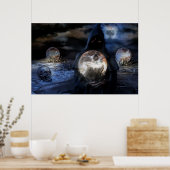 神秘的なスカル ポスター (キッチン)