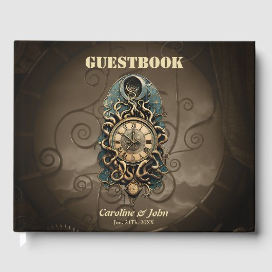 神秘的なスチームパンク運動。 ゲストブック (正面)