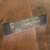 神秘的なスチームパンク運動 デスクネームプレート (側面)