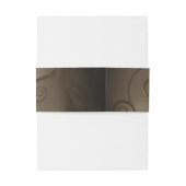 神秘的なスチームパンク運動 招待状ベリーバンド (裏面例)