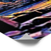 神秘的なスティームパンク大聖堂 ポスター (角)