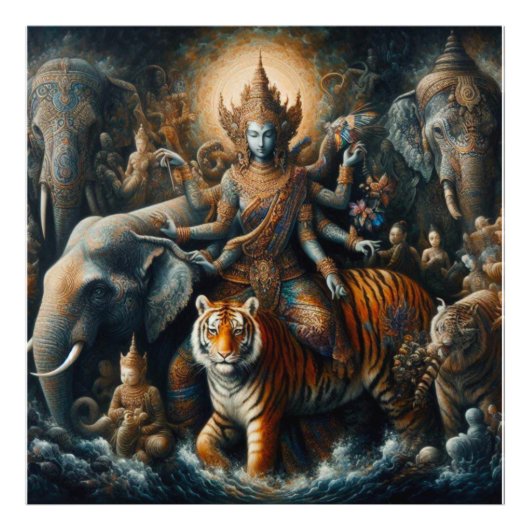 神秘的なスピリチュアル フォトプリント (正面)