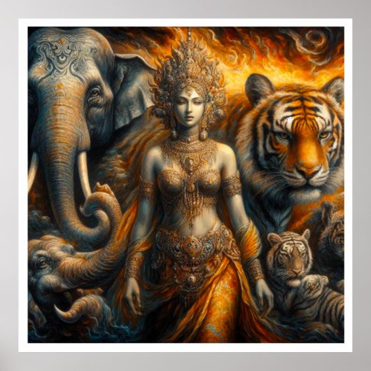 神秘的なスピリチュアル ポスター (正面)