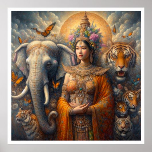 神秘的なスピリチュアル ポスター (正面)