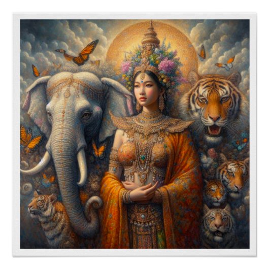 神秘的なスピリチュアル ポスター (正面)