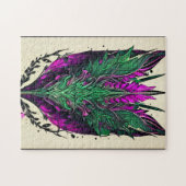 神秘的なスフィンクス抽象芸術パズル- 252ピース ジグソーパズル (横)