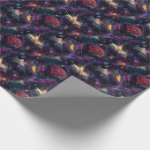 神秘的なスペルブックスとクイルD&D魔法 ラッピングペーパー (角)