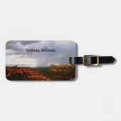 神秘的なセドナアリゾナ ラゲッジタグ (正面横)