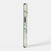 神秘的なセージ緑の妖精 iPhone 15ケース (右側面)