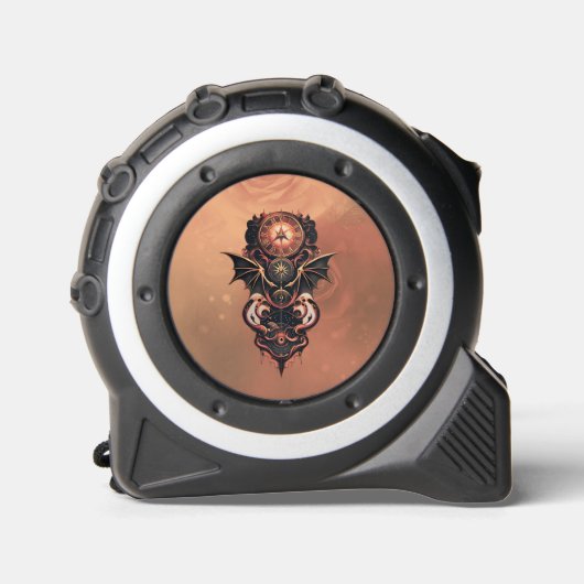 神秘的なタイムトラベル翼、スチームパンク時計。 メジャー (正面)