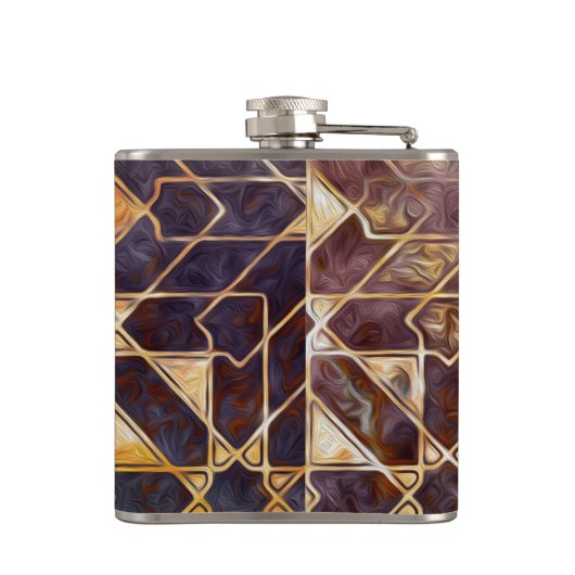 神秘的なタイルI フラスク (裏面)