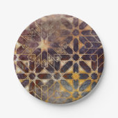 神秘的なタイルI ペーパープレート (正面)