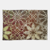 神秘的なタイルII キッチンタオル (横)