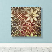 神秘的なタイルII キャンバスプリント (インサイチュ (ウッドフロア))