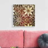 神秘的なタイルII キャンバスプリント (インサイチュ (リビング))