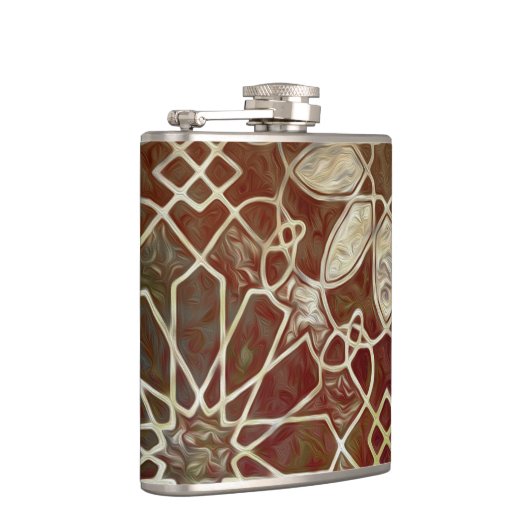 神秘的なタイルII フラスク (右)