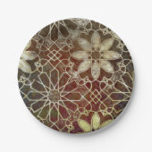 神秘的なタイルII ペーパープレート (正面)