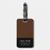 神秘的なタイルII ラゲッジタグ (裏面縦)