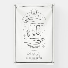 神秘的なタロットカードの独身パーティー 横断幕