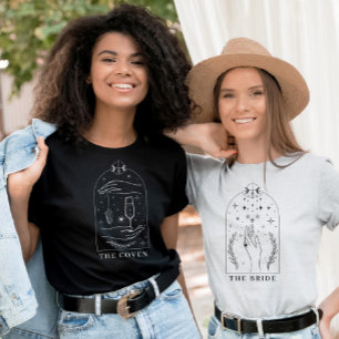 神秘的なタロットカードの花嫁パーティー The Coven Tシャツ