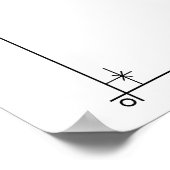 神秘的なタロットカードバチェロレッテ歓迎 ポスター (角)