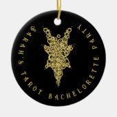 神秘的なタロットバチェロレッテ セラミックオーナメント (正面)